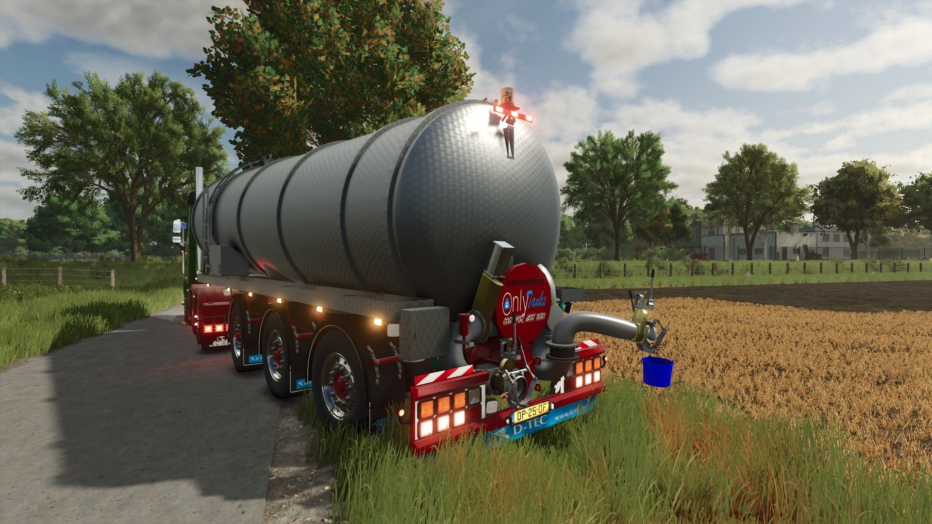 Mod D-TEC Tank Trailer do Farming Simulator 25