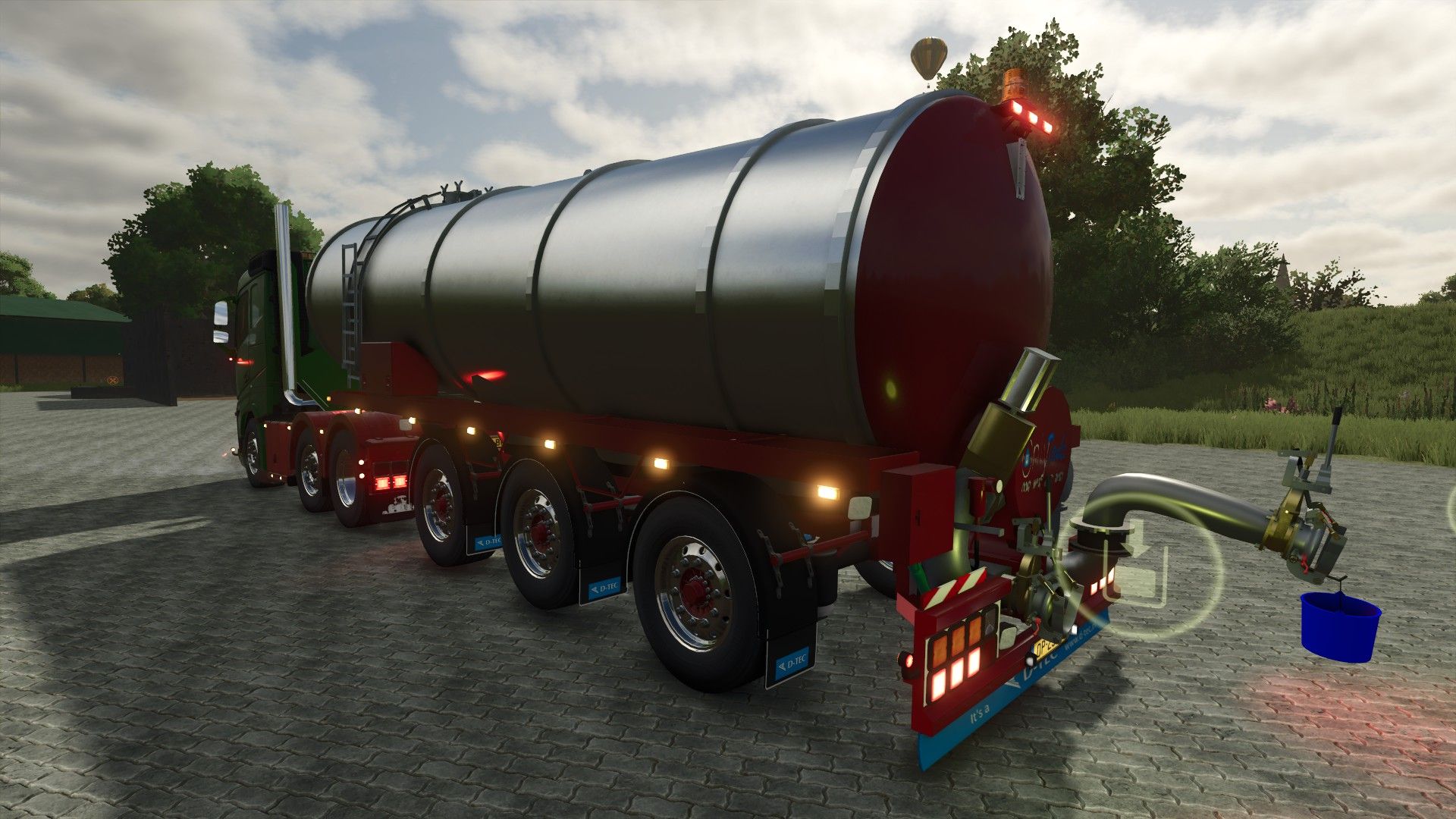 Мод D-TEC Tank Trailer для Farming Simulator 25