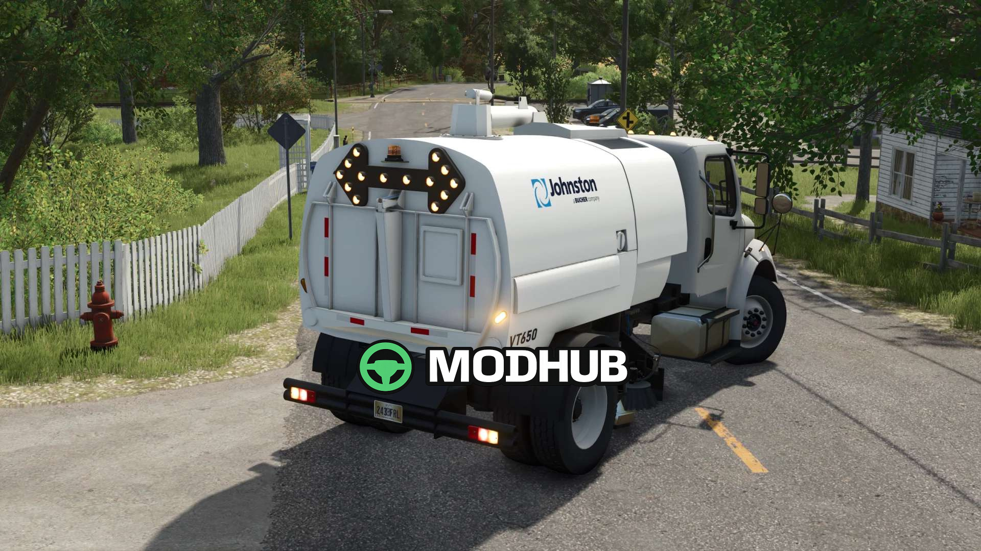 Мод на Автомобілі Freightliner M2 Sweeper для Фермер Симулятор 25