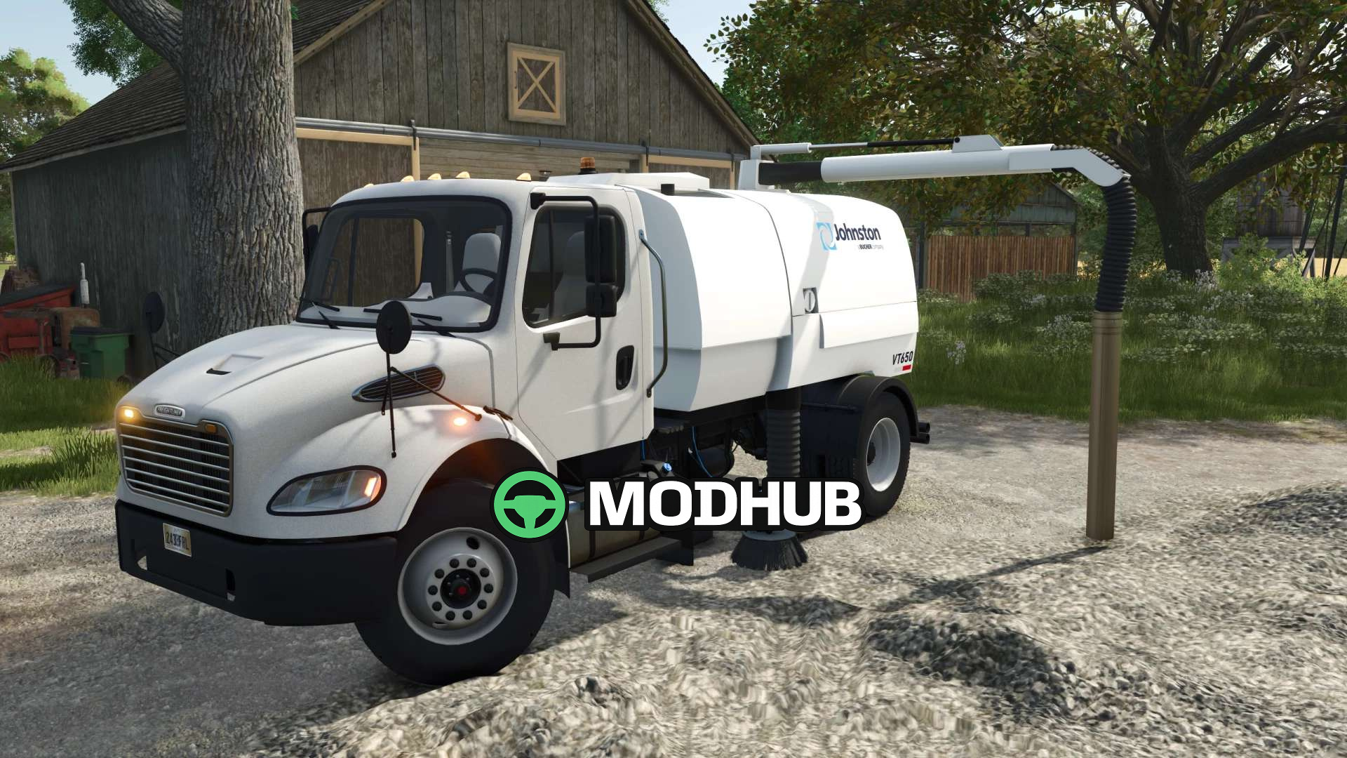 Мод на Автомобілі Freightliner M2 Sweeper для Фермер Симулятор 25