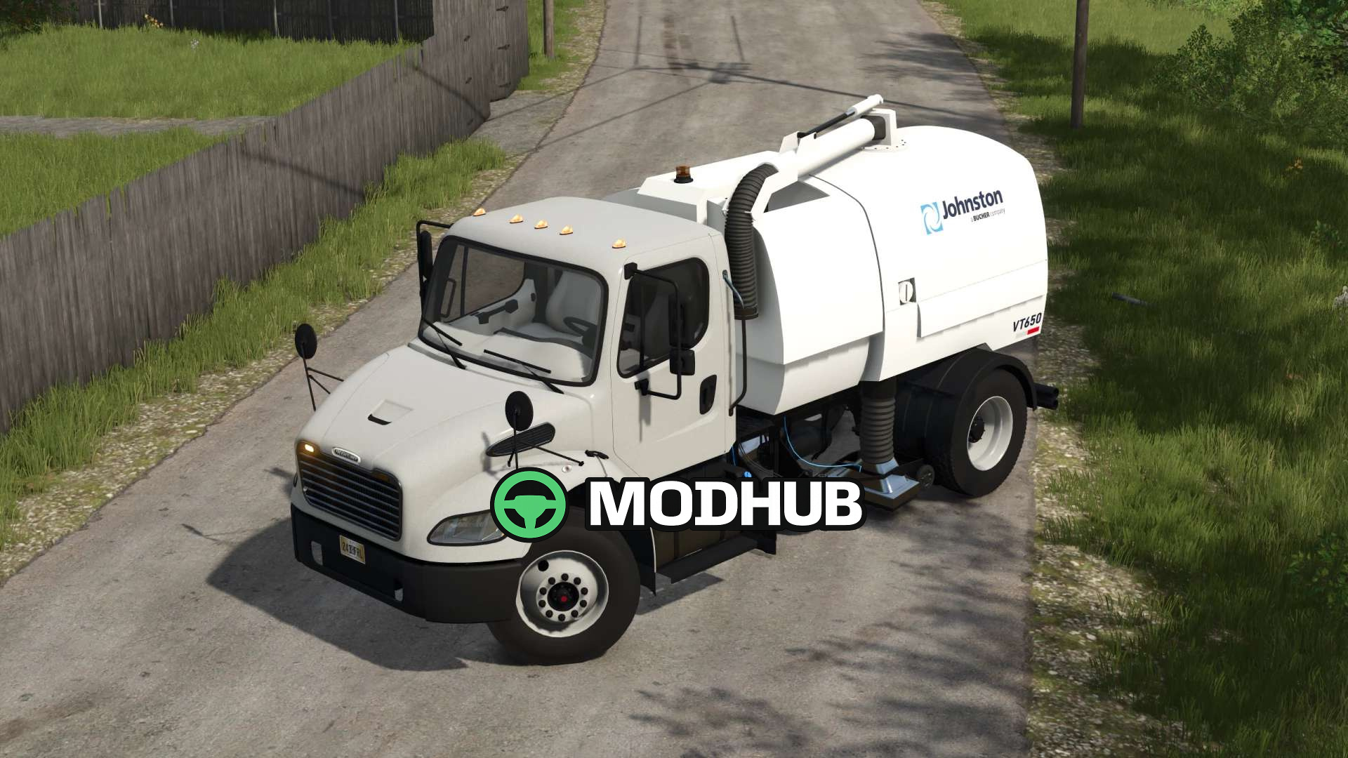 Мод на Автомобілі Freightliner M2 Sweeper для Фермер Симулятор 25