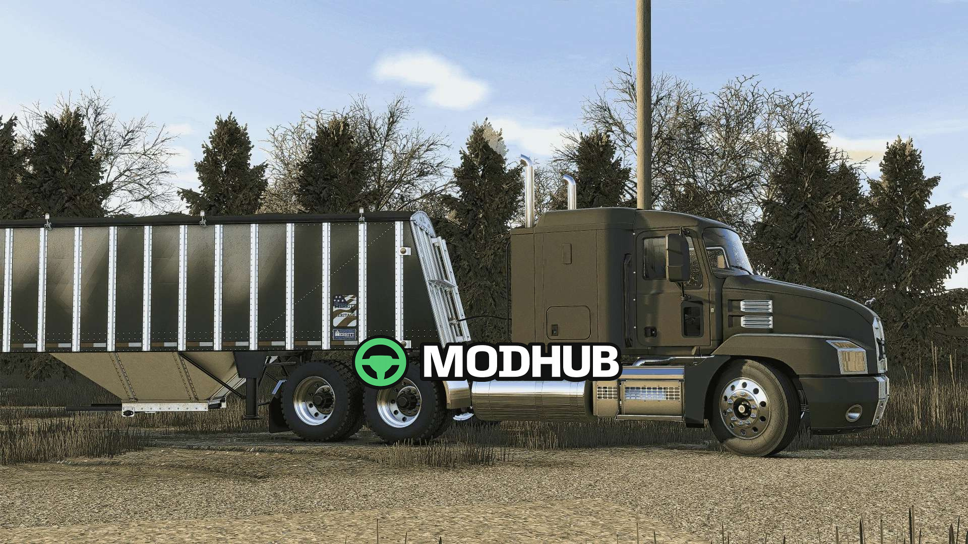 Мод на Автомобілі Mack Anthem v1.0.0.0 для Фермер Симулятор 25