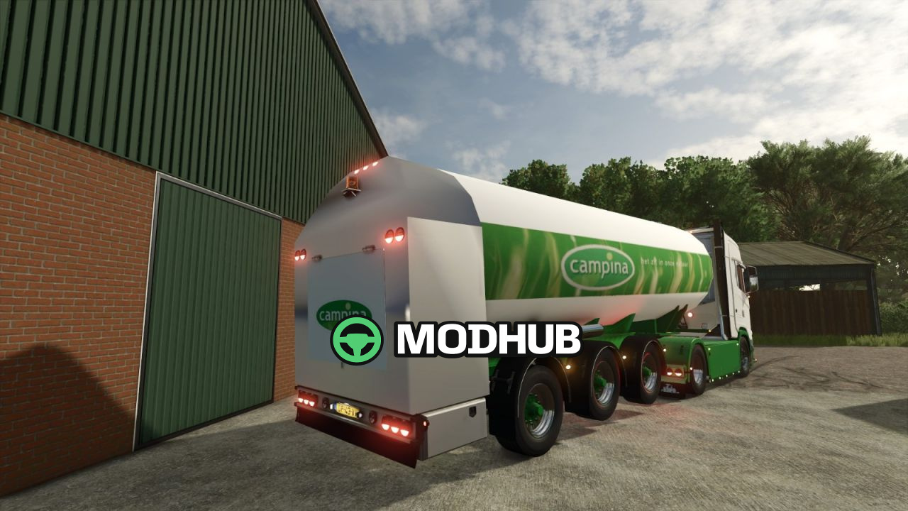 Mod na Przyczepy RMO Dutch milk trailer V1002 dla Farming Simulator 25