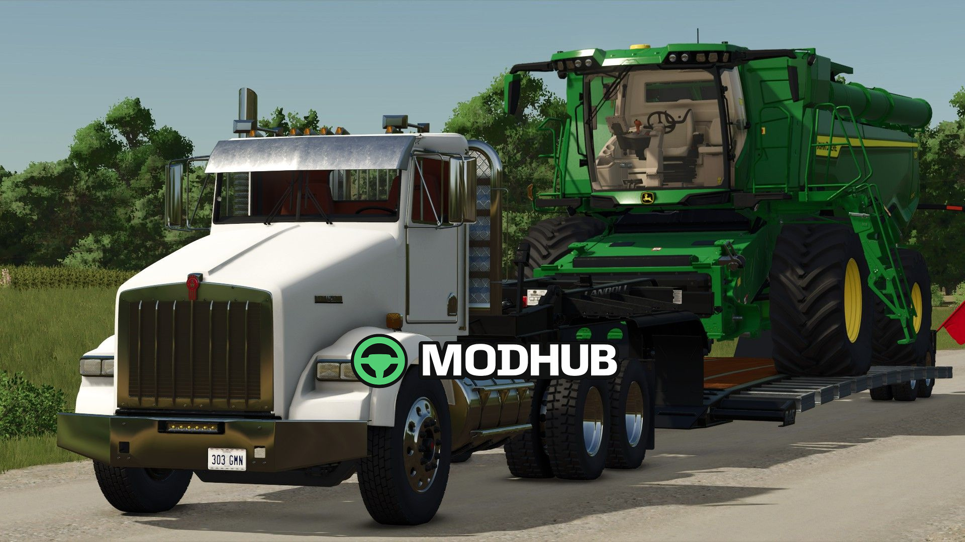 Мод на Автомобілі Kenworth T880 Daycab для Фермер Симулятор 25