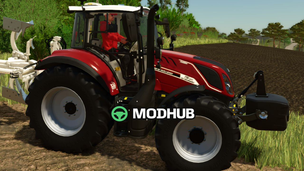 Мод на Трактори New Holland T5 Centenario V1.0.0.1 для Фермер Симулятор 25
