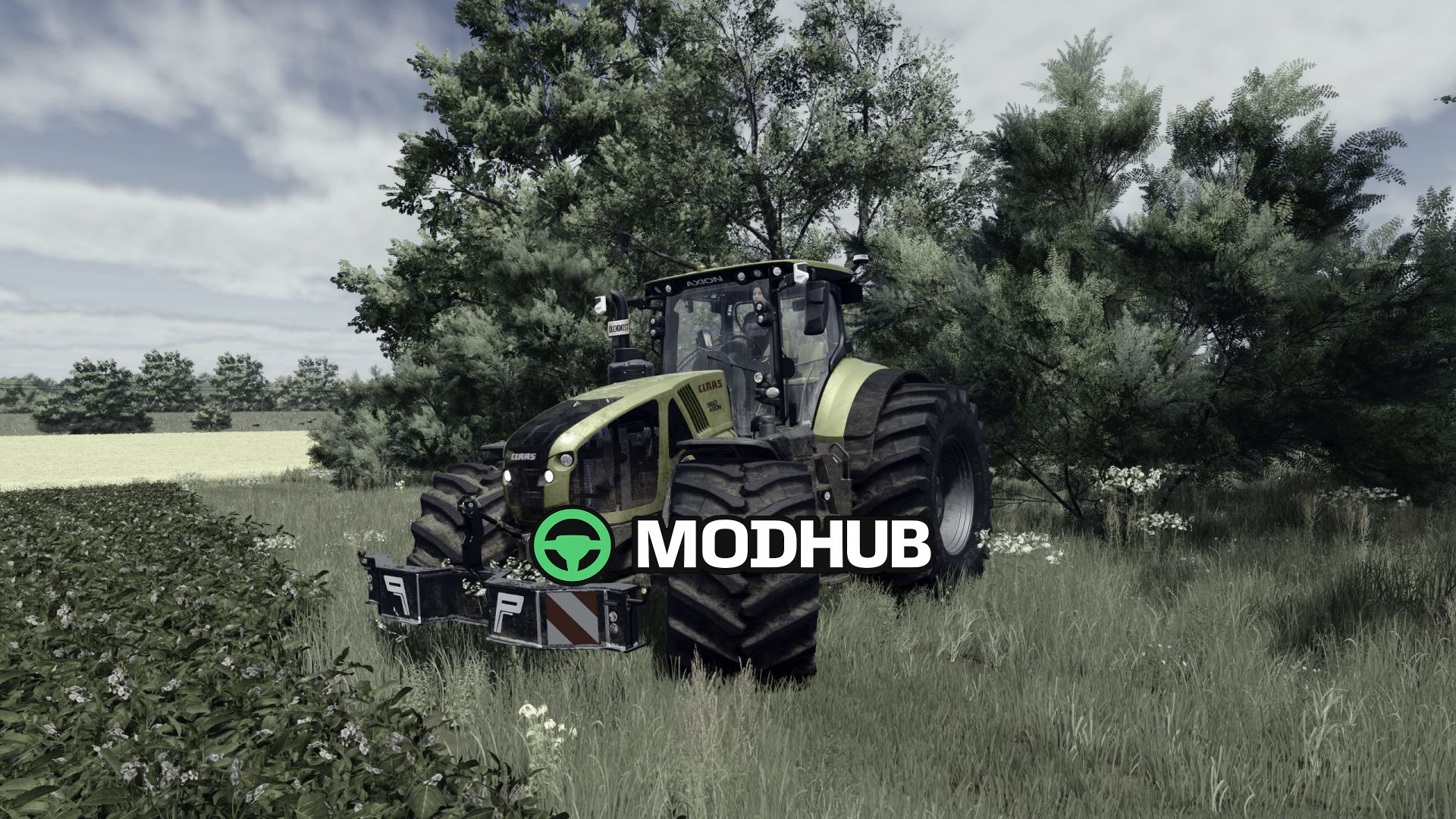 Мод на Трактори Claas Axion 960 Duch для Фермер Симулятор 25