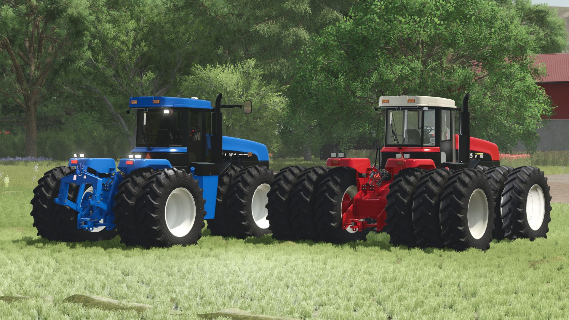 Мод Versatile/New Holland 4WD для Farming Simulator 25