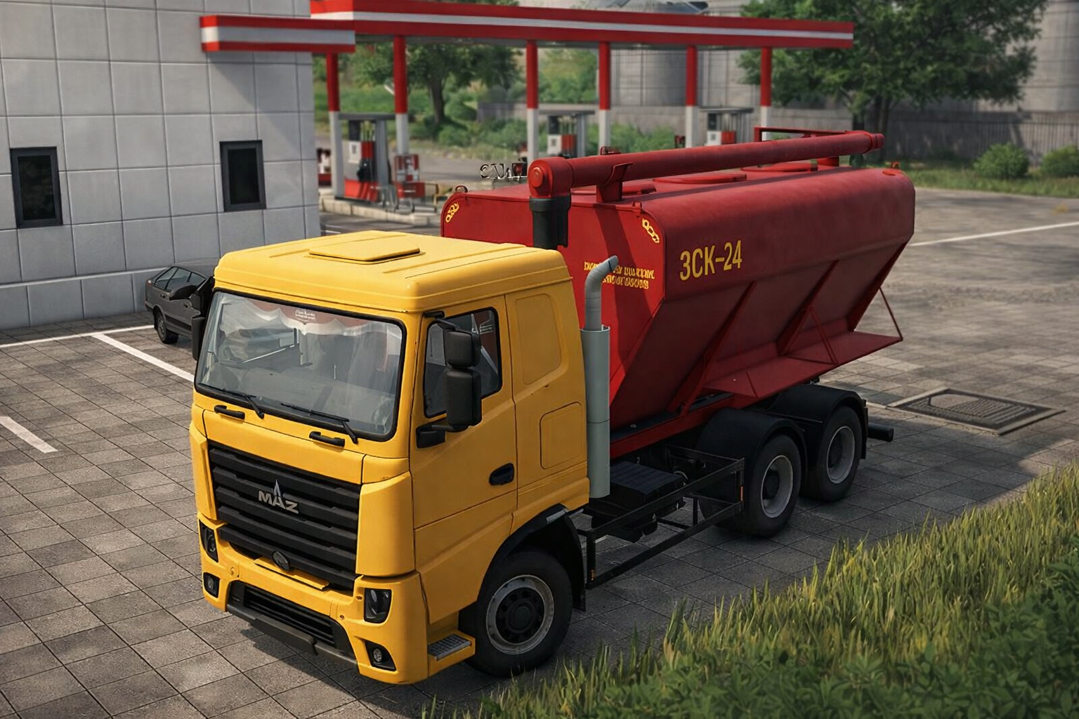 Мод на вантажівку MAZ 5440 ZSK v1.0.0.1 для Farming Simulator 25