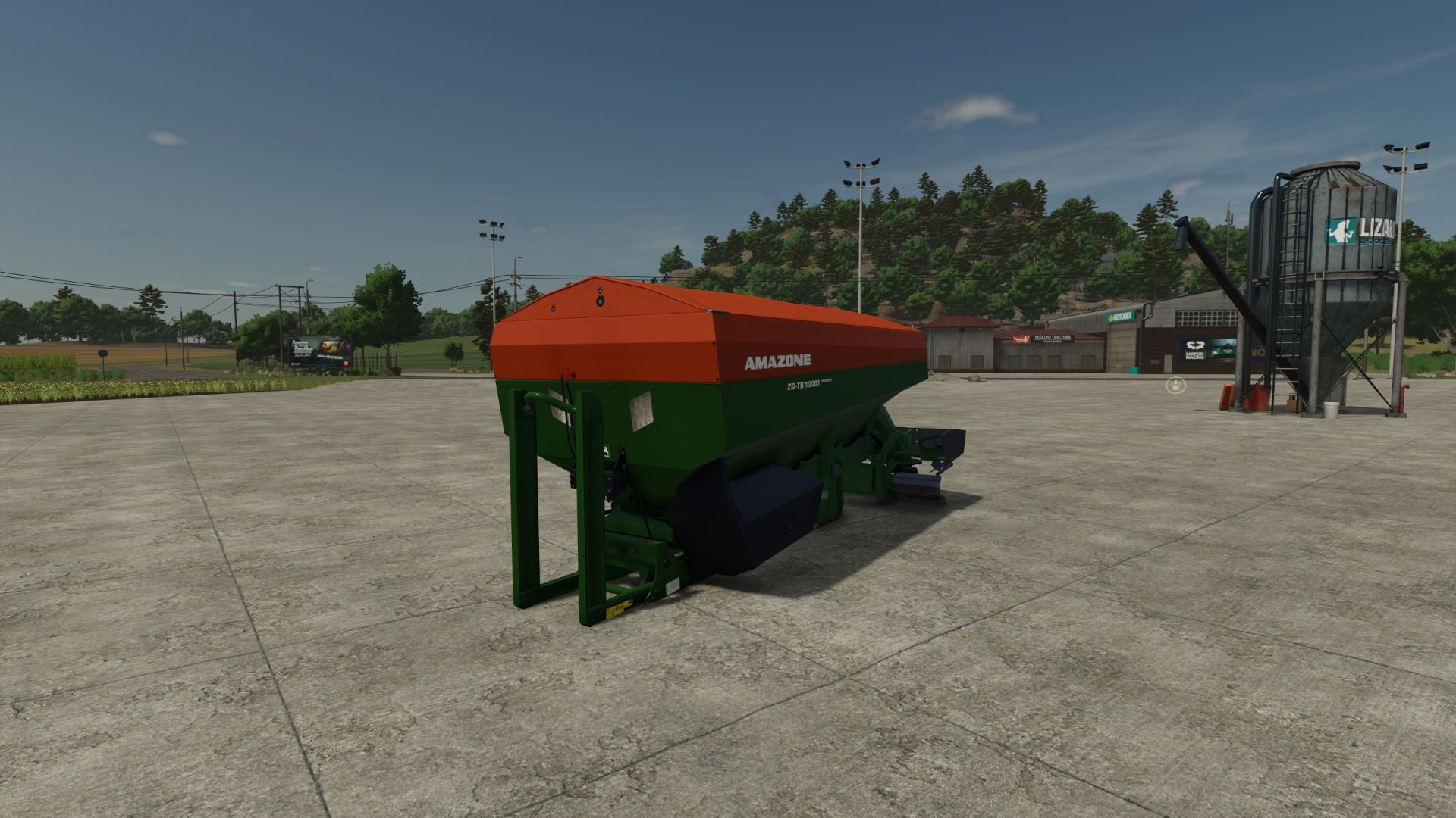 Мод Amazone ZG-TS 10001 Ampiroll/HKL для Farming Simulator 25