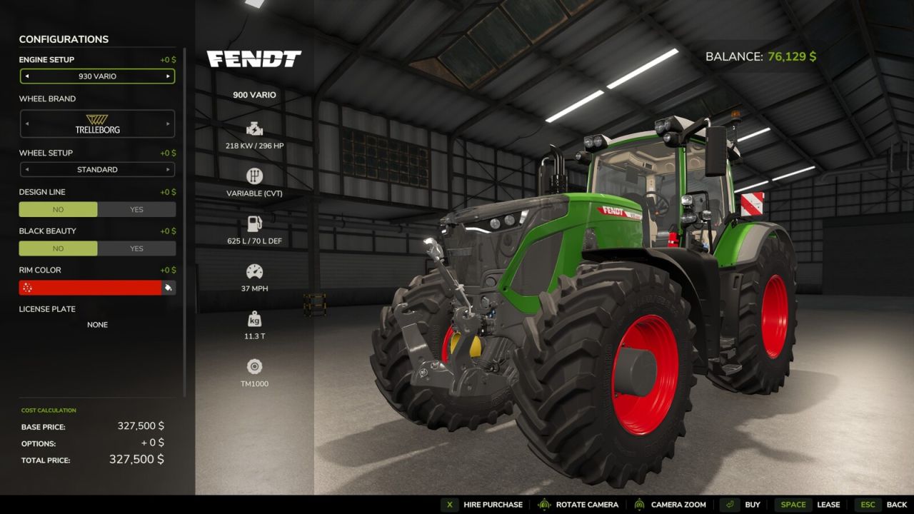 Мод Hire Purchase для Farming Simulator 25 - Скріншоти