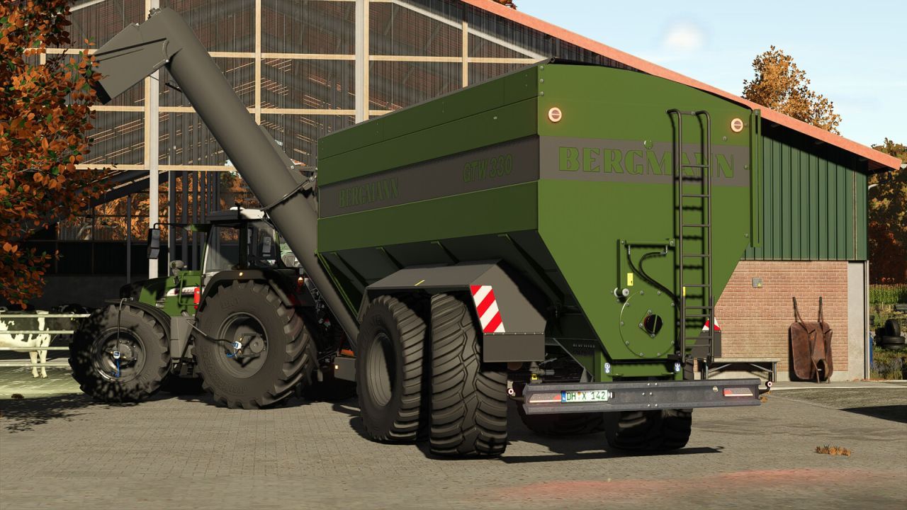 Ефективний Причіп Bergmann GTW330 на 33 000 л для Farming Simulator 25