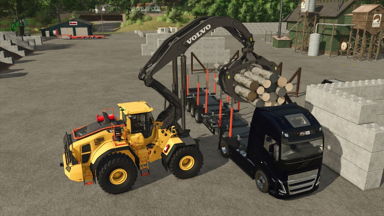 Потужний Навантажувач Volvo L200H High Lift для Важких Робіт у Farming Simulator 25