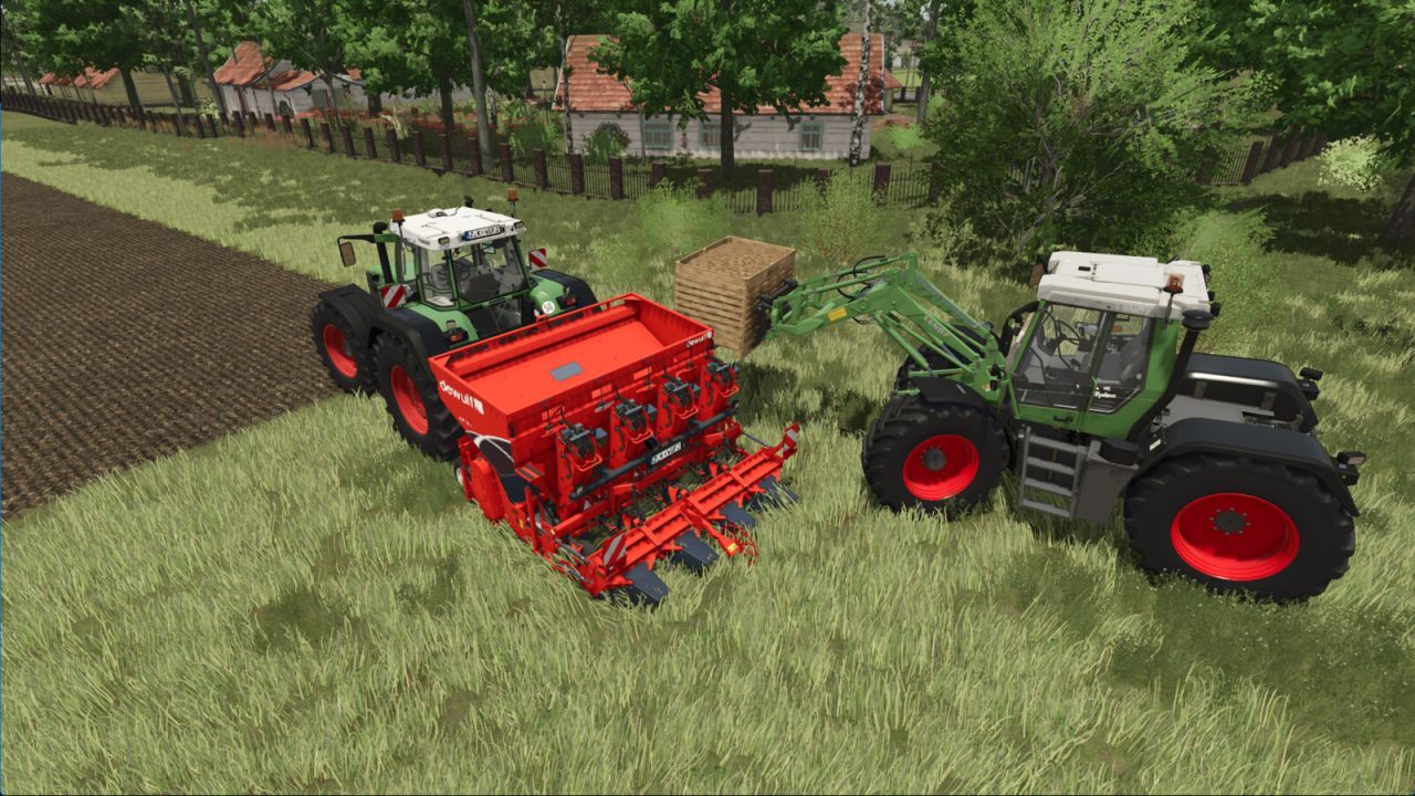 Efektywny Grimme Receiving Hopper z Automatycznym Składaniem Palet dla Farming Simulator 25