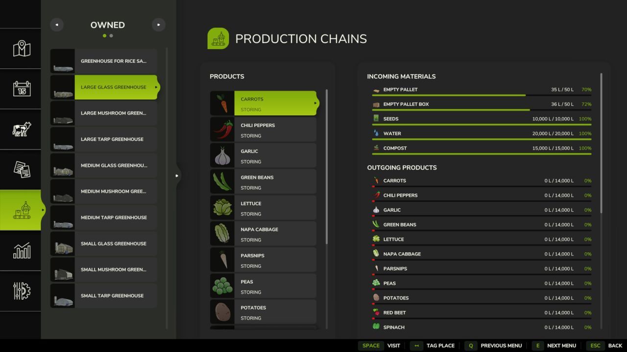 Efektywny BioGreenhousePack — Organiczne Szklarnie z Nowymi Uprawami dla Farming Simulator 25