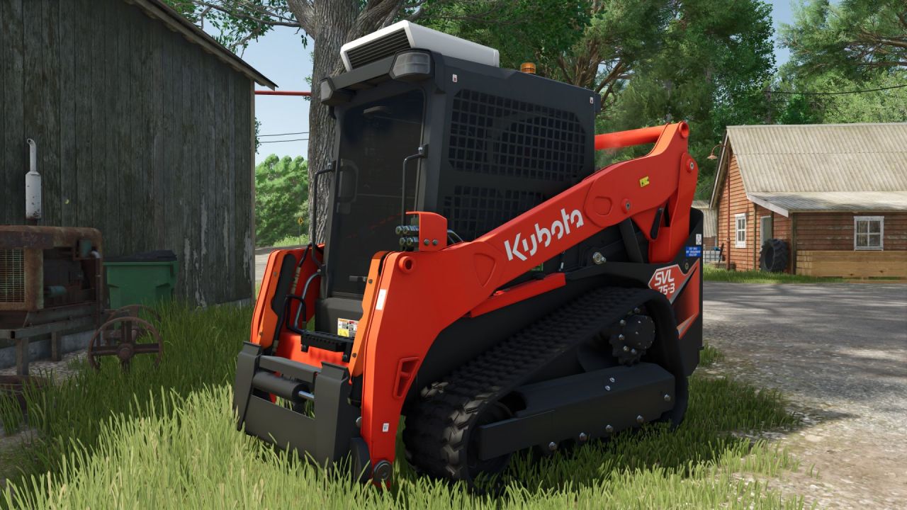 Потужний Компактний Навантажувач Kubota SVL75-3 для Farming Simulator 25