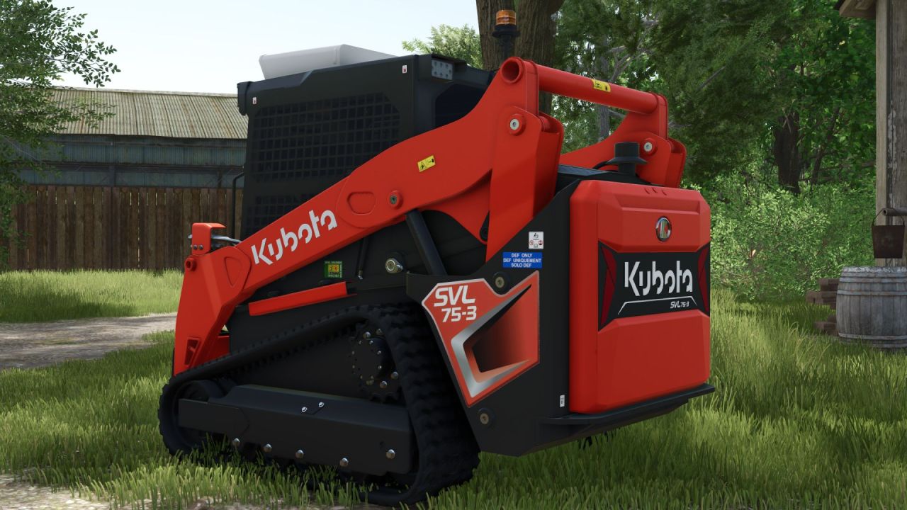 Потужний Компактний Навантажувач Kubota SVL75-3 для Farming Simulator 25
