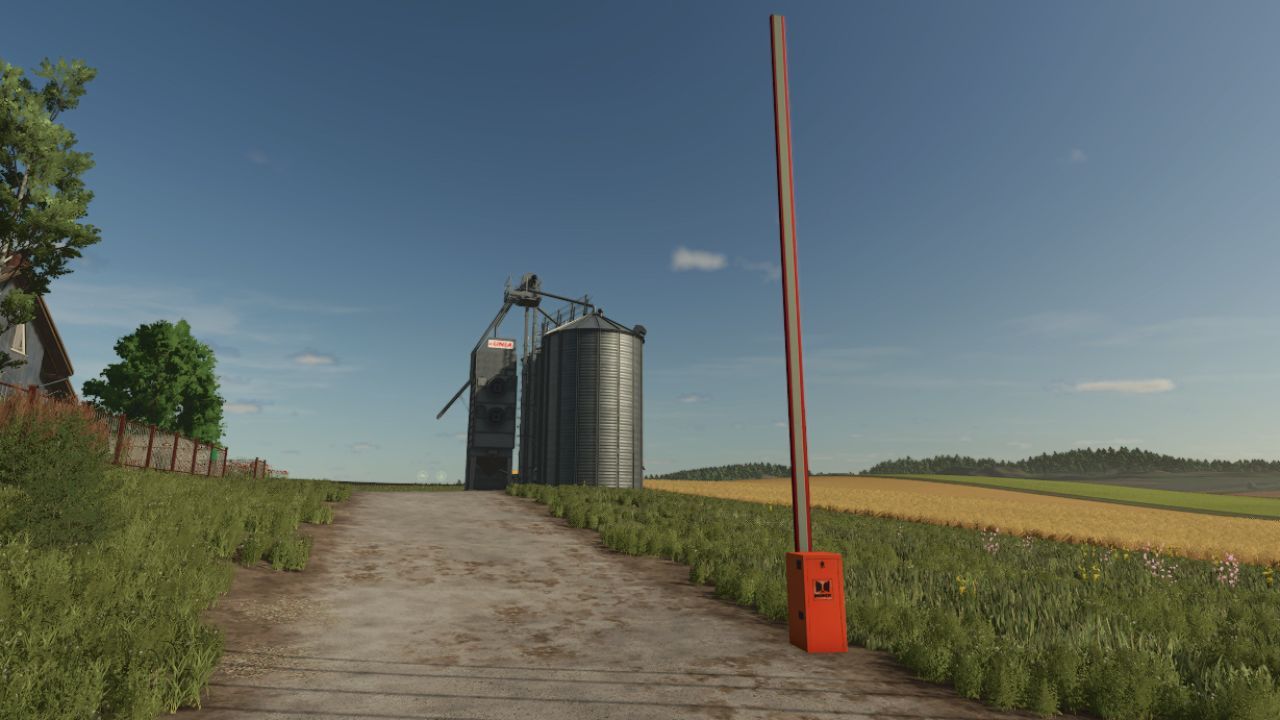 Inteligentna Brama Beninca Barrier Placeable z Automatycznym Otwieraniem do FS25