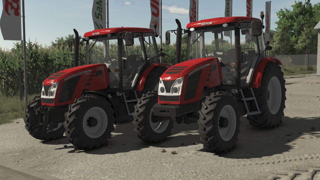 Потужний Трактор Zetor Proxima 90-120 для Farming Simulator 25 — 87-117 к.с. та Гнучкі Налаштування