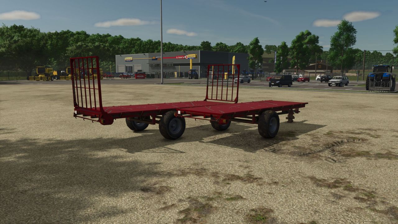 Legendary Old Flatbed Trailer — Updated Platform Trailer with Lighting and Feed Option
