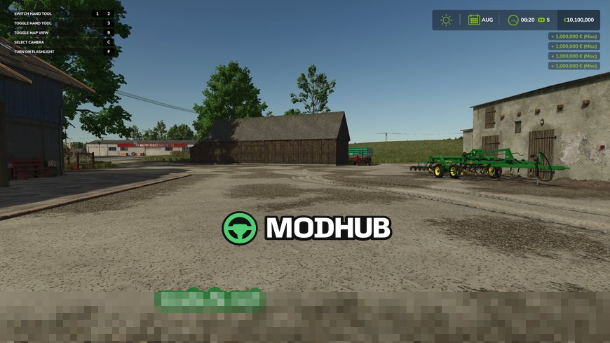 Мод на Геймплейні інструменти Money Tool для Фермер Симулятор 25