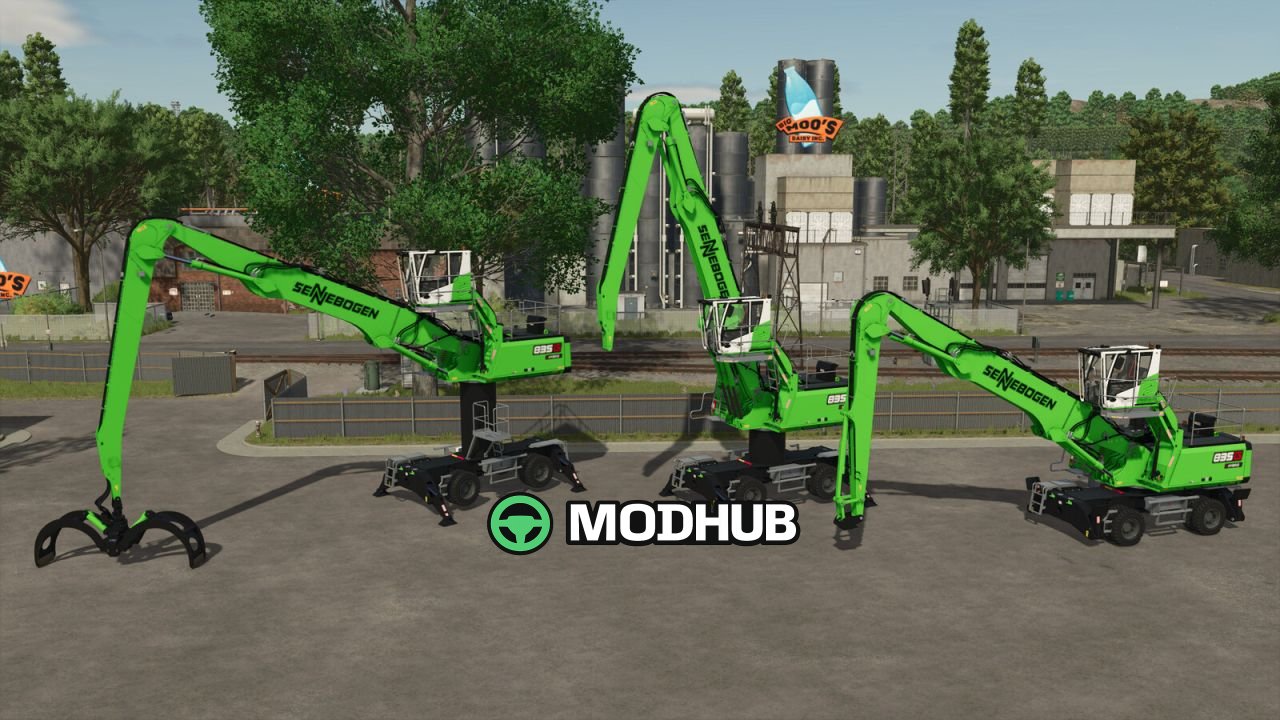 Mod na Potężny Sennebogen 835G Hybrid dla FS25 — Nowy hybrydowy przeładunkowiec