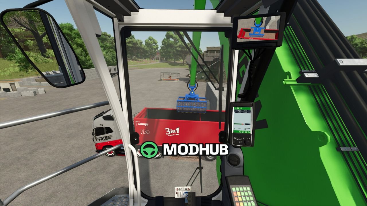 Mod na Potężny Sennebogen 835G Hybrid dla FS25 — Nowy hybrydowy przeładunkowiec