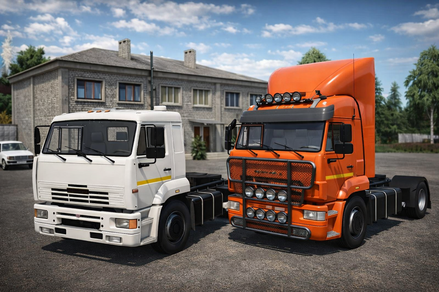 Мод на вантажівку Kamaz 5460 v1.0.1.2 для Фермер Симулятор 25