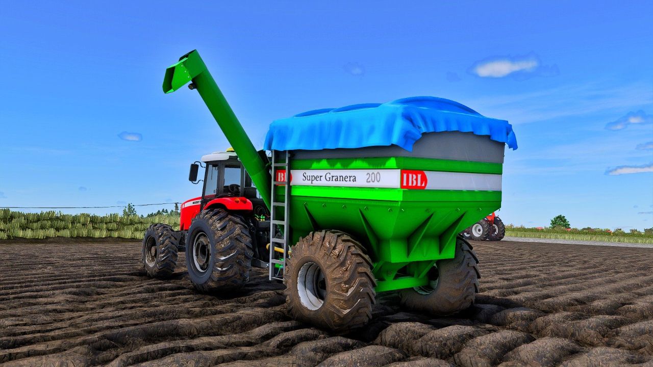 Effizienter Traktor IBL Granera 200 V2 für den täglichen Einsatz in FS25