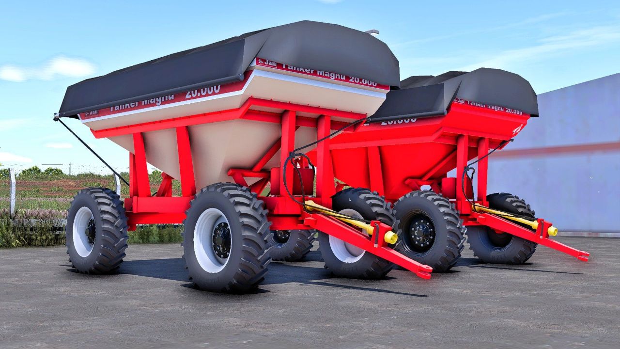 Powerful Tractor Jan Magnu 20000 for Heavy Work in Farming Simulator 25