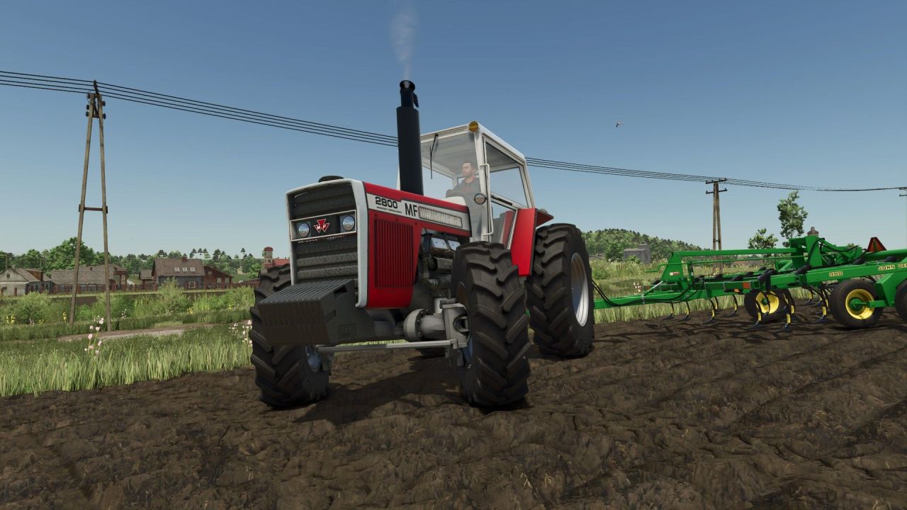 Legendärer Traktor Massey Ferguson 2800 (V8 Perkins) für Farming Simulator 25