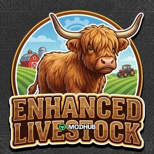 Mod na Nowy Enhanced Livestock v1000 — Legendarna Realistyczna Hodowla dla FS25