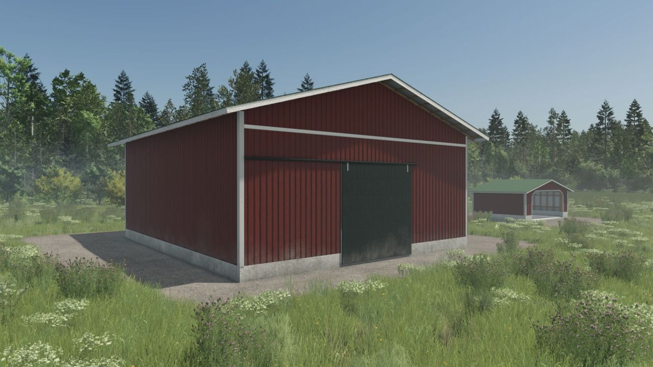 Нова Квадратна Майстерня Square Shed для Техніки у Farming Simulator 25