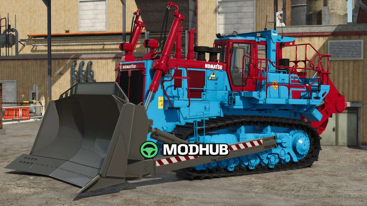 Мод на Потужний Бульдозер Komatsu D375A Mining Dozer для FS25