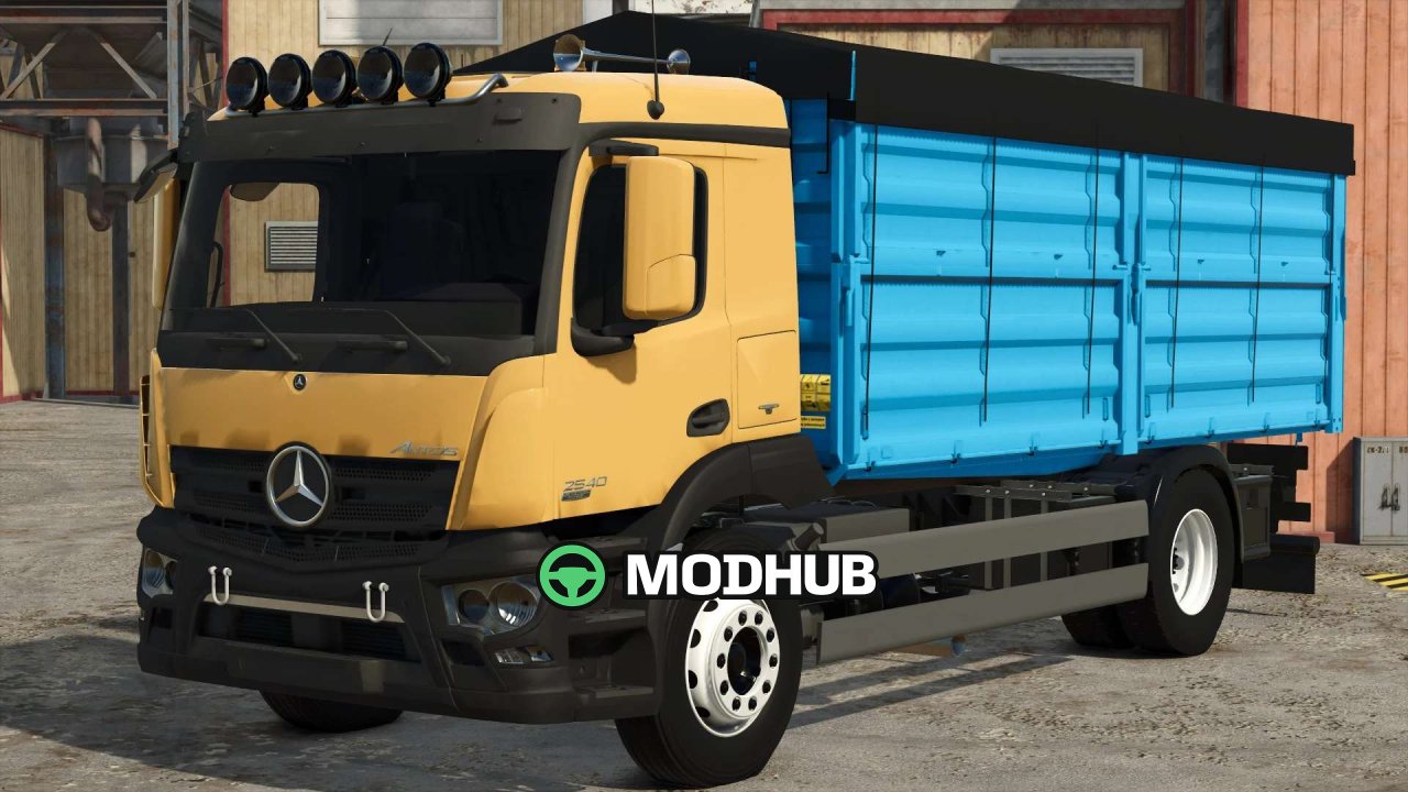 Mod for Powerful Truck Mercedes-Benz Antos 2540 for FS25 — New Antos 396 hp