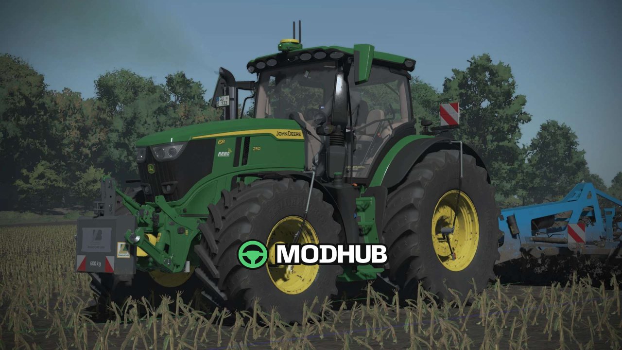 Мод на Потужний Трактор John Deere 6R 230–250 для FS25 — Новий Ultimate Edit
