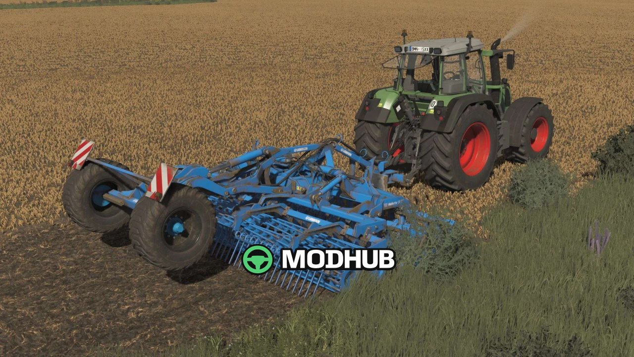 Мод на Новий Культиватор Lemken Heliodor 9/600 для FS25 — Швидкий 6 м