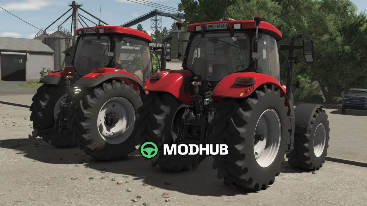 Мод на Потужний трактор Case IH Maxxum (115/125/140) для FS25 — швидкий та гнучкий