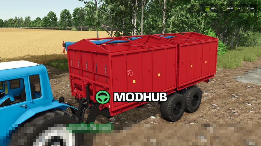 Мод на Причепи PTS-9 для Фермер Симулятор 25