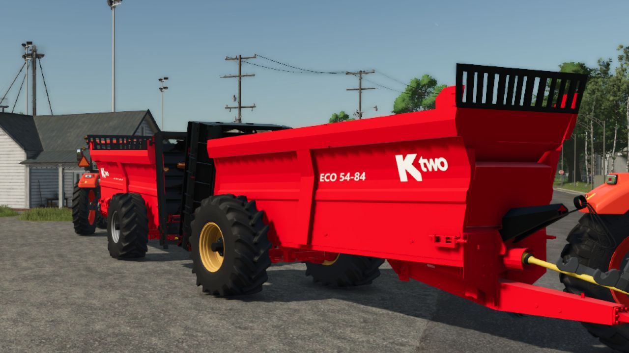 Effektiver Miststreuer Ktwo ECO 54-84 für Farming Simulator 25