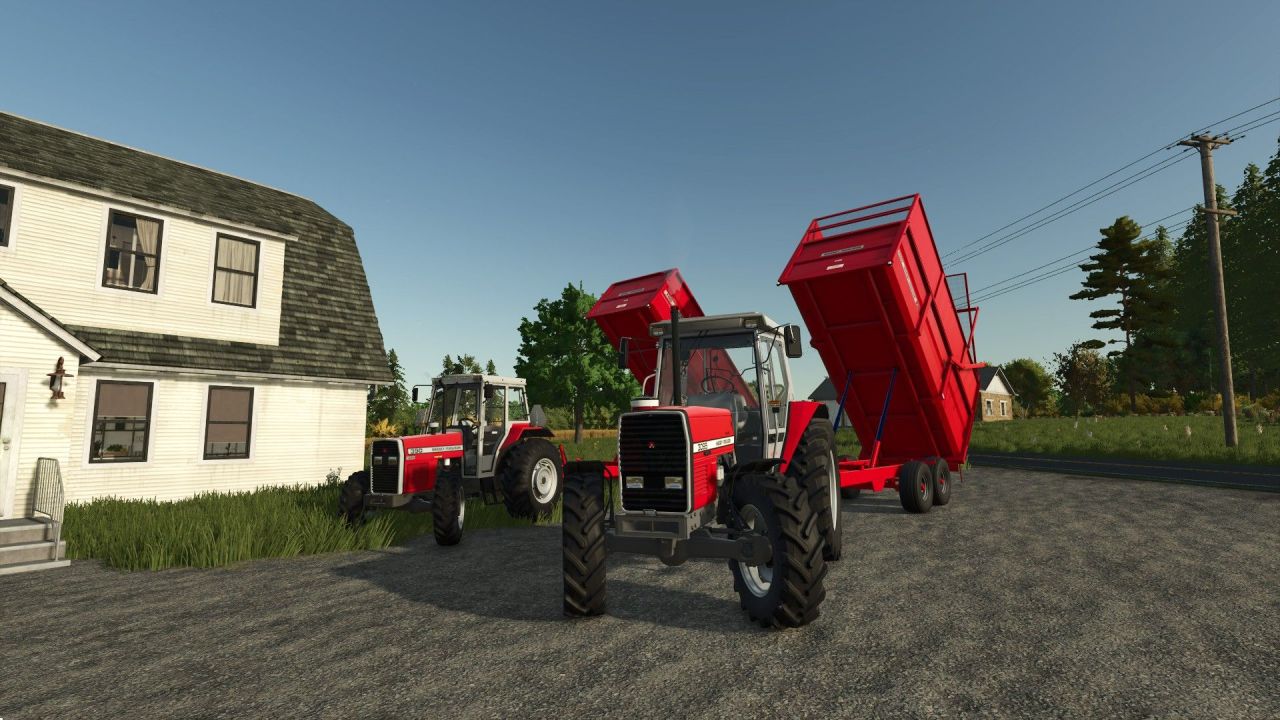 Effizienter Anhänger Massey Ferguson 700 Series für Getreide und Silage in Farming Simulator 25