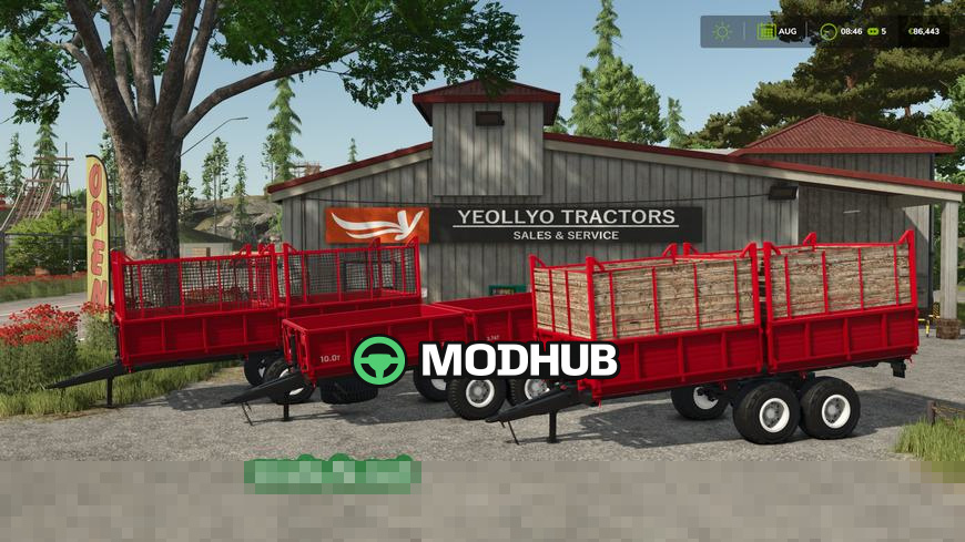 Mod für Anhänger 1PTS-9 für Farming Simulator 25