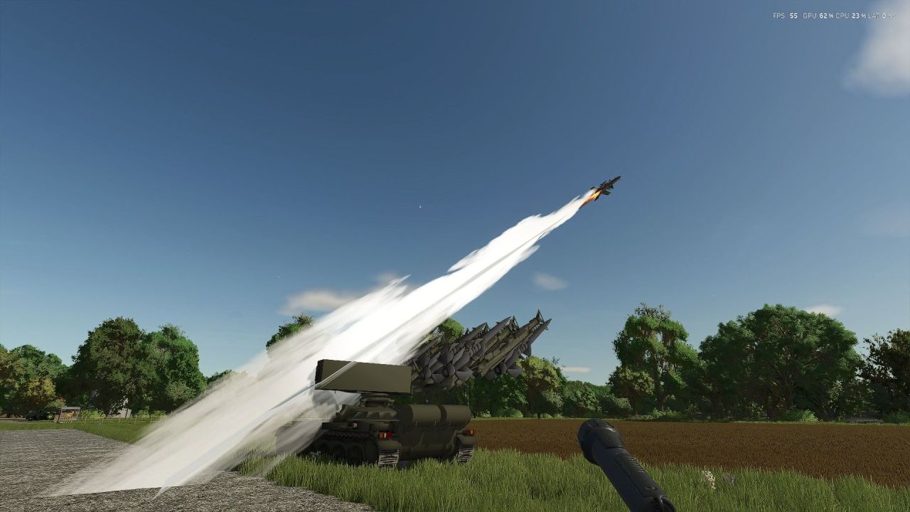 Легендарний Танковий Трактор T-55 з Ракетною Пусковою для Farming Simulator 25