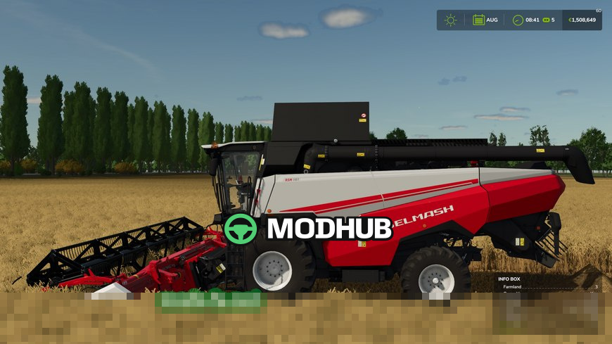 Mod für Mähdrescher Rostselmash RSM 161 für Farming Simulator 25