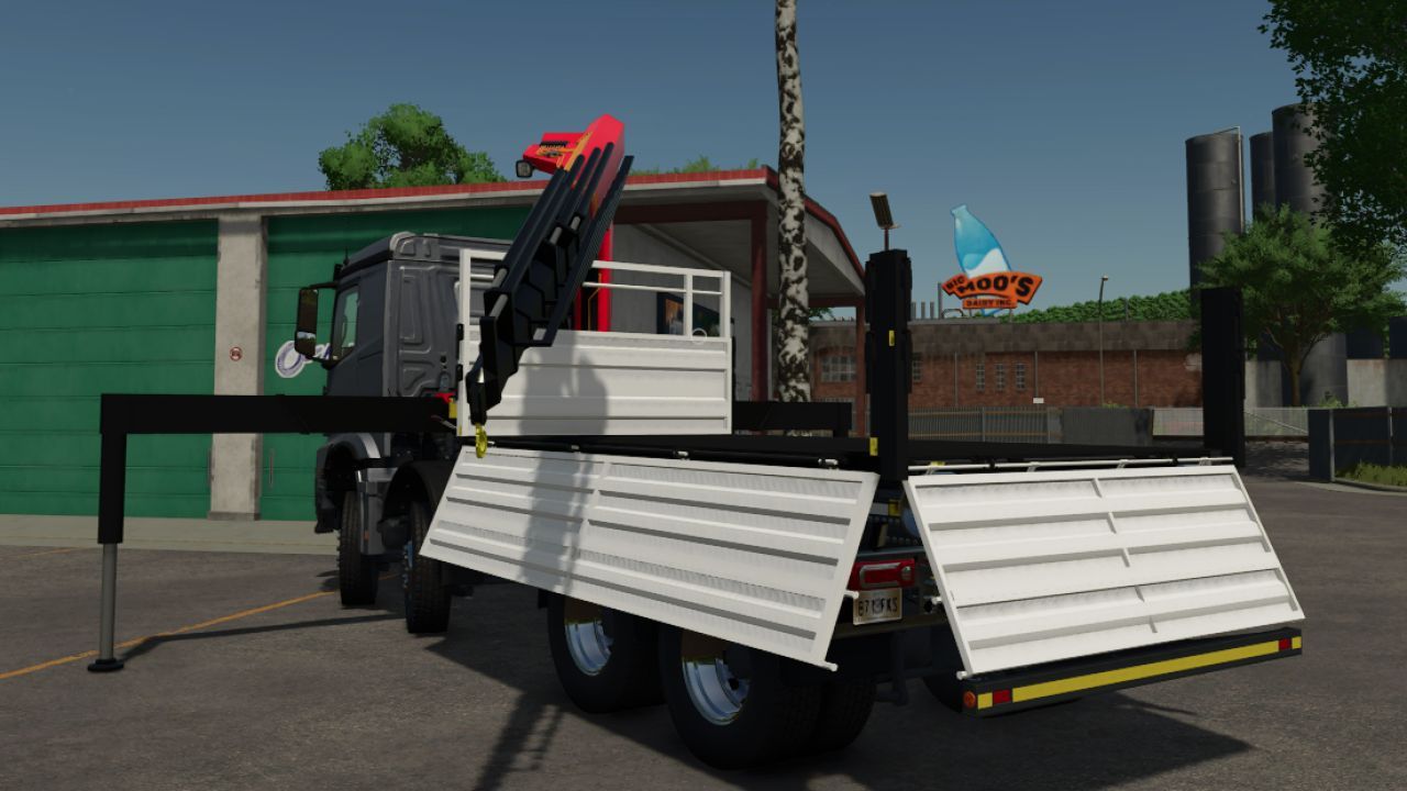 Efficient Multilift Platform with Palfinger Crane — Universal Helper in FS25
