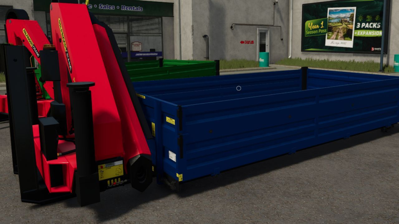 Efficient Multilift Platform with Palfinger Crane — Universal Helper in FS25