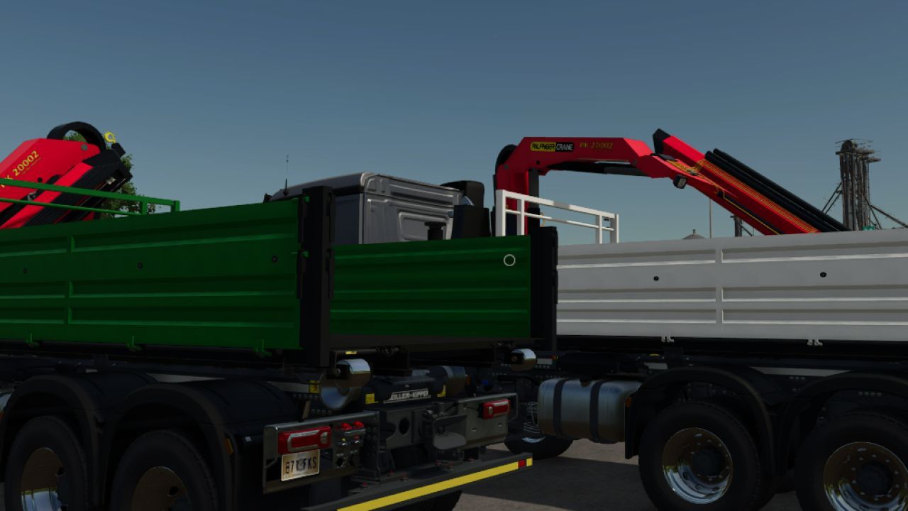 Efficient Multilift Platform with Palfinger Crane — Universal Helper in FS25