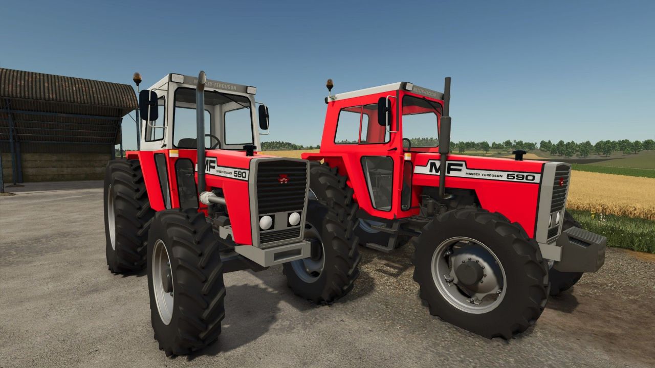 Легендарний Трактор Massey Ferguson 590 (90 к.с.) — Оновлена Версія для Farming Simulator 25