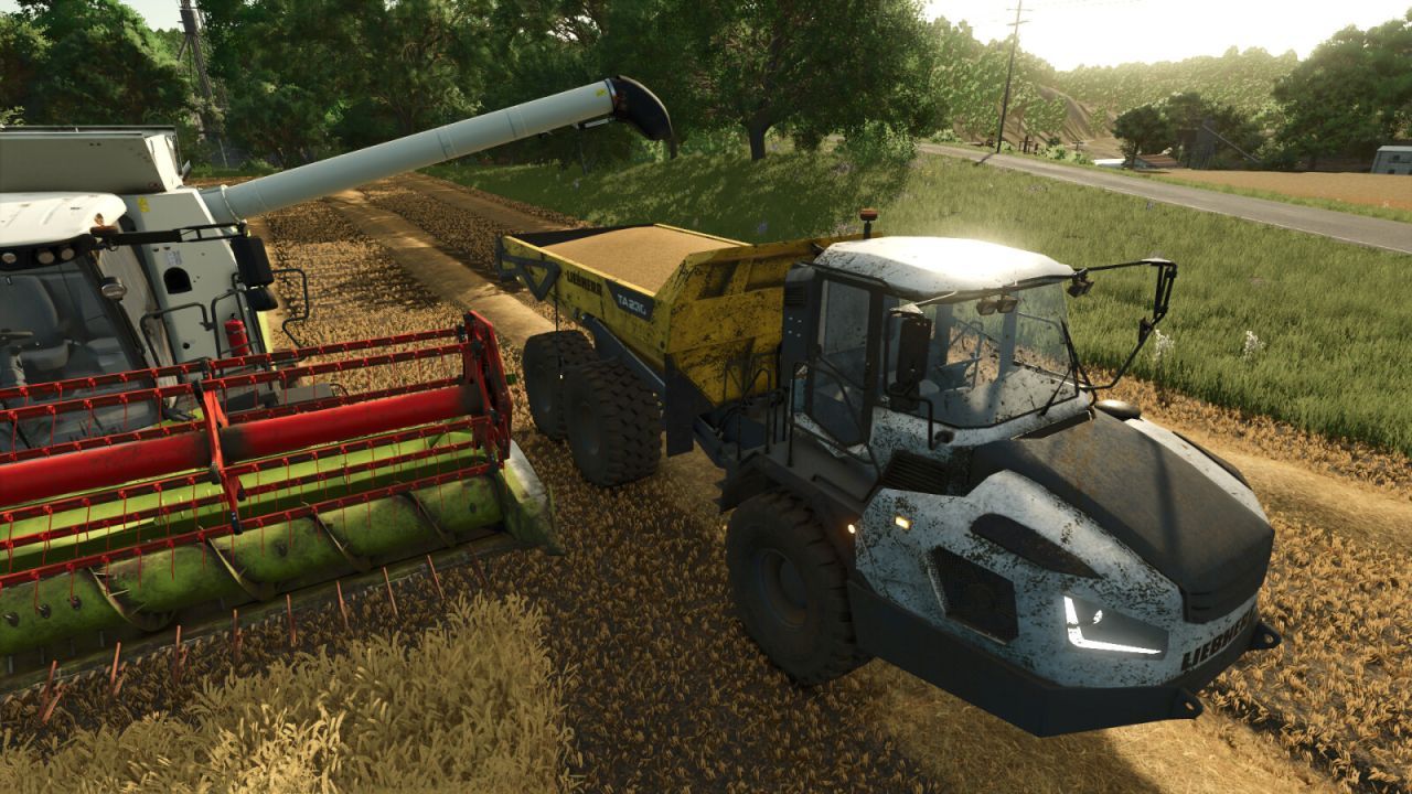 Потужна Вантажівка Liebherr TA230 (2021–2025) для Швидкого Перевезення Врожаю у FS25