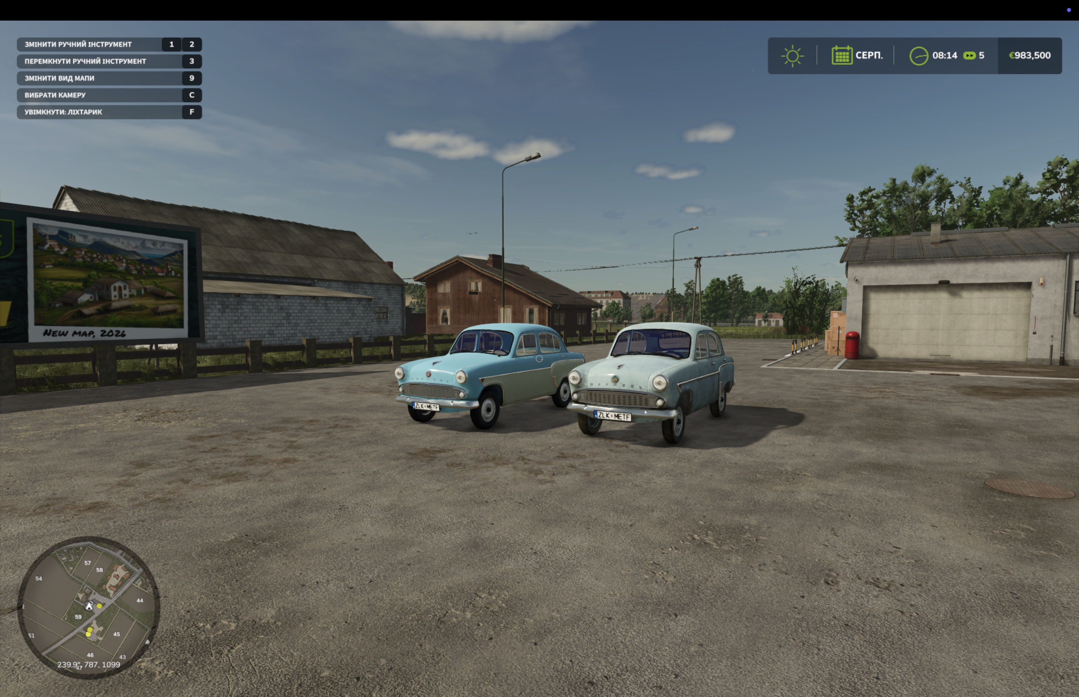 Мод на автомобіль Москвич 402 v1.0.1.0 для Farming Simulator 25