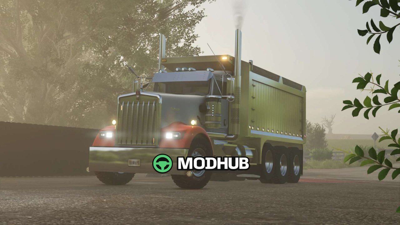 Мод на Потужний Самоскид Kenworth W900 Dumper для FS25